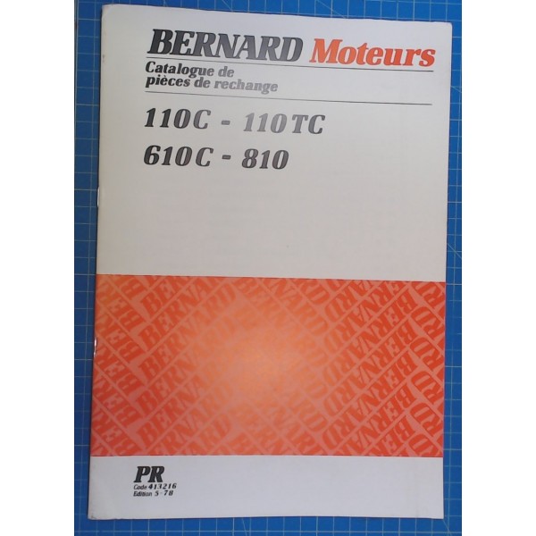 Catalogue pièces  W 110C-610C-110TC-810 