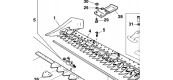 Barre Faucheuse Intermédiaire 69229084 69229085 69229086 69229087