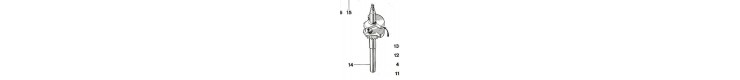 Pièces détachées  vilbrequins speciaux Bernards W39B, W239B, W249B
