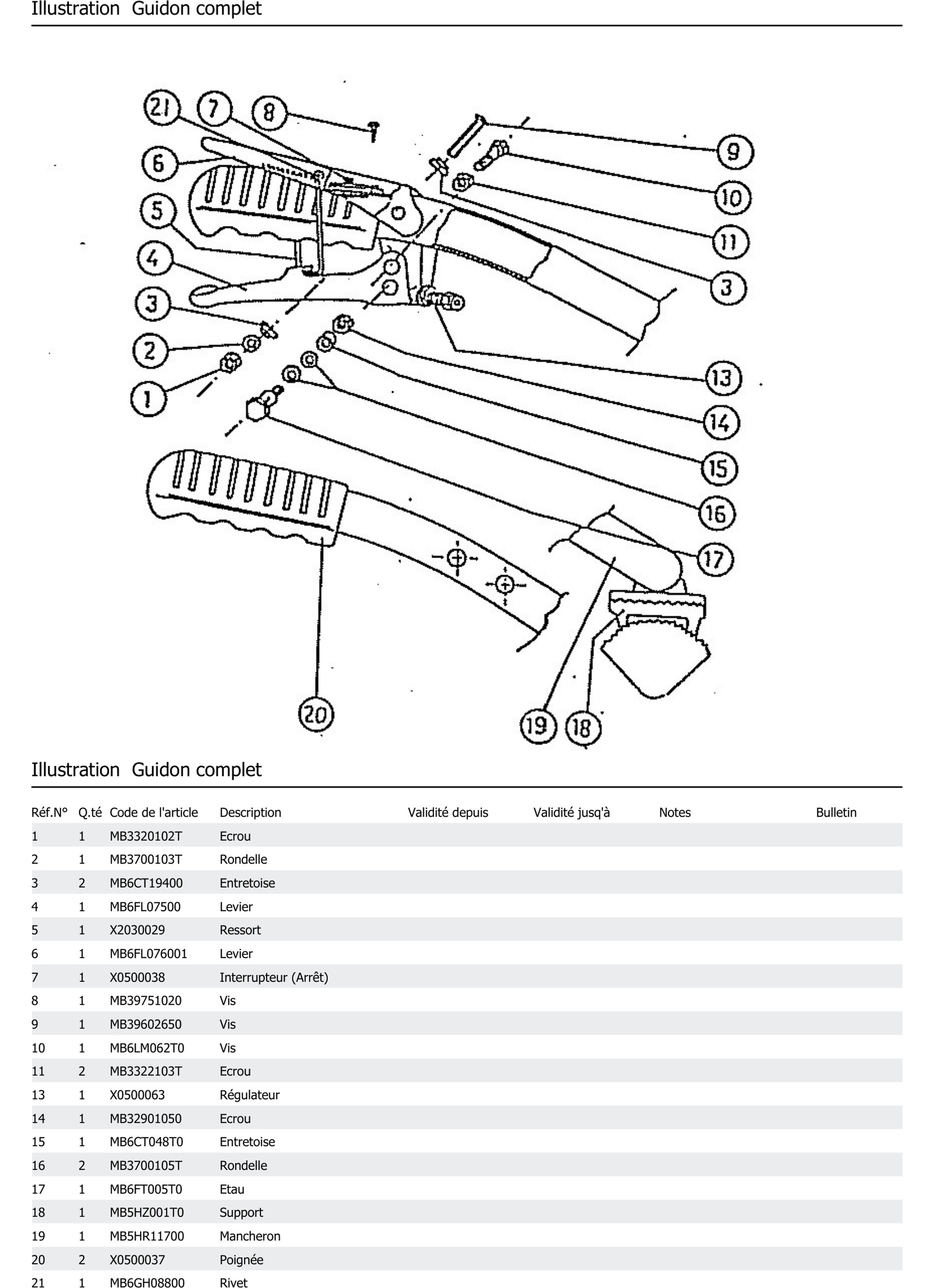 Guidon Complet