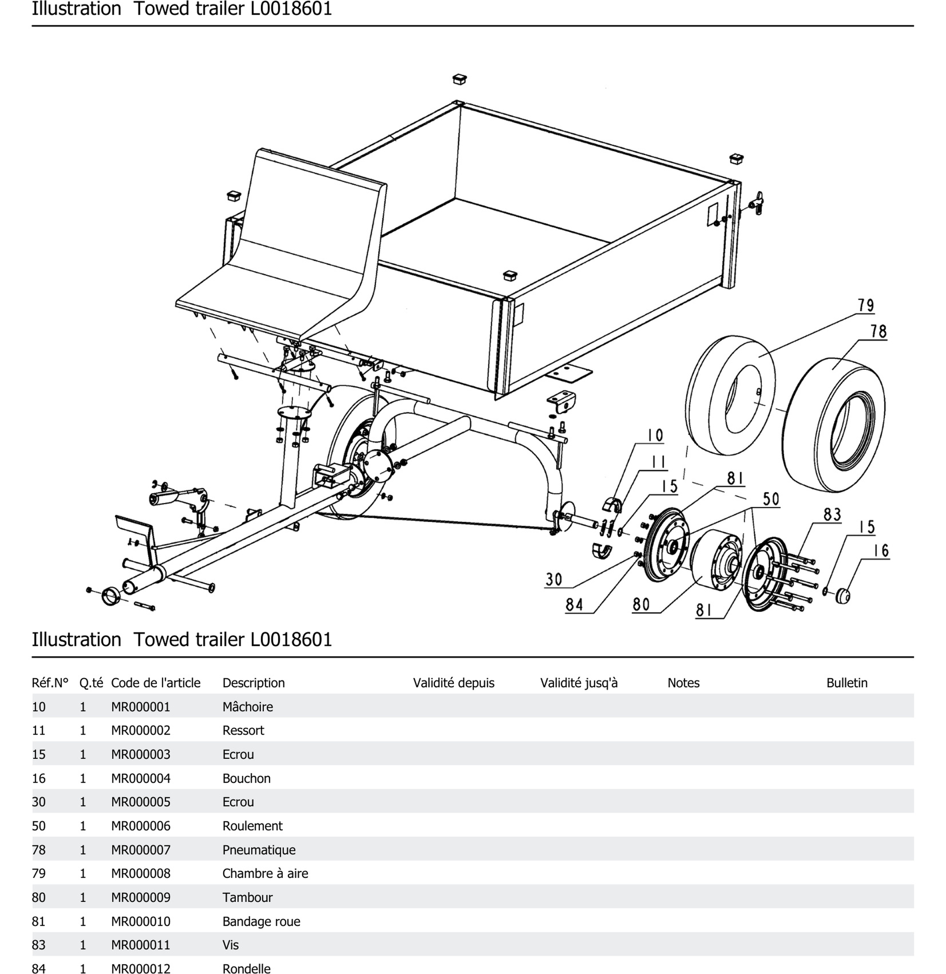 Towed Trailer L0018601