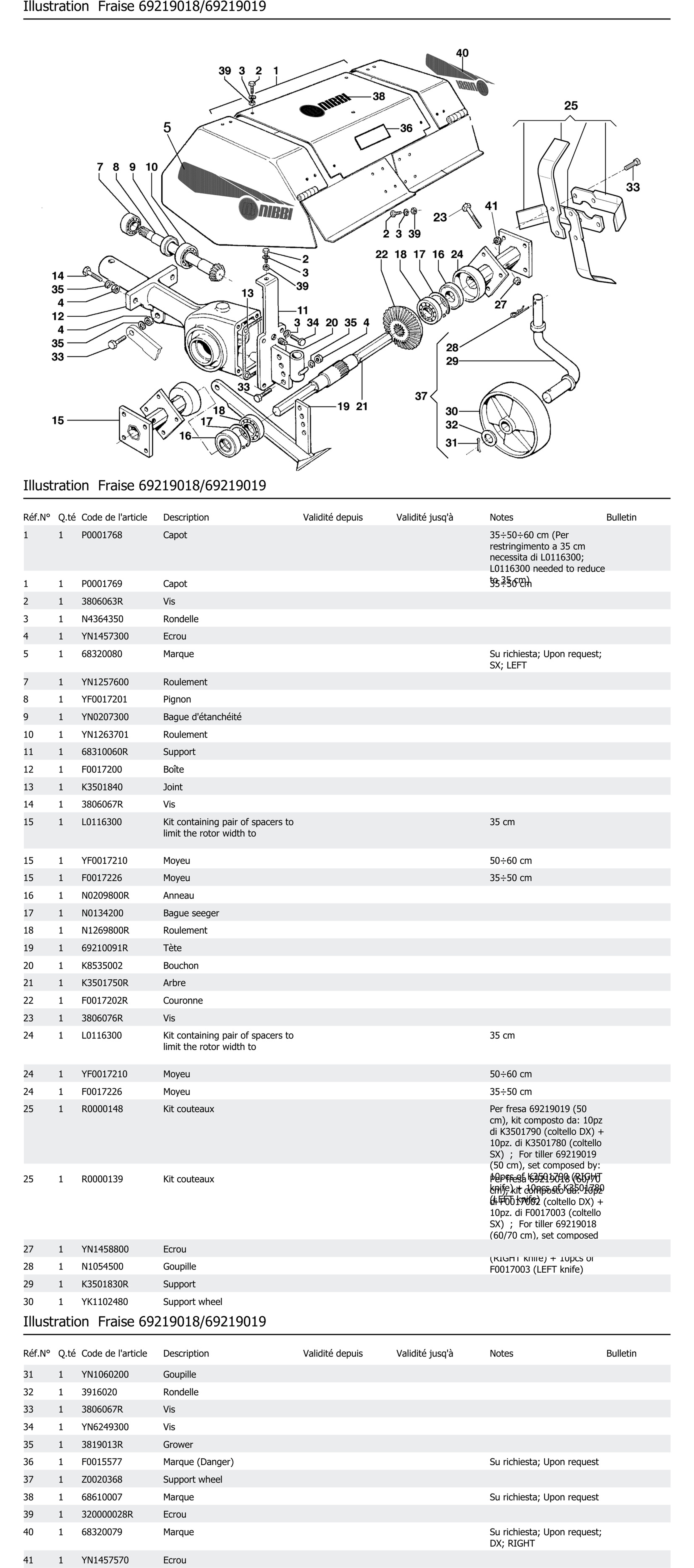 Fraise 69219018 69219019