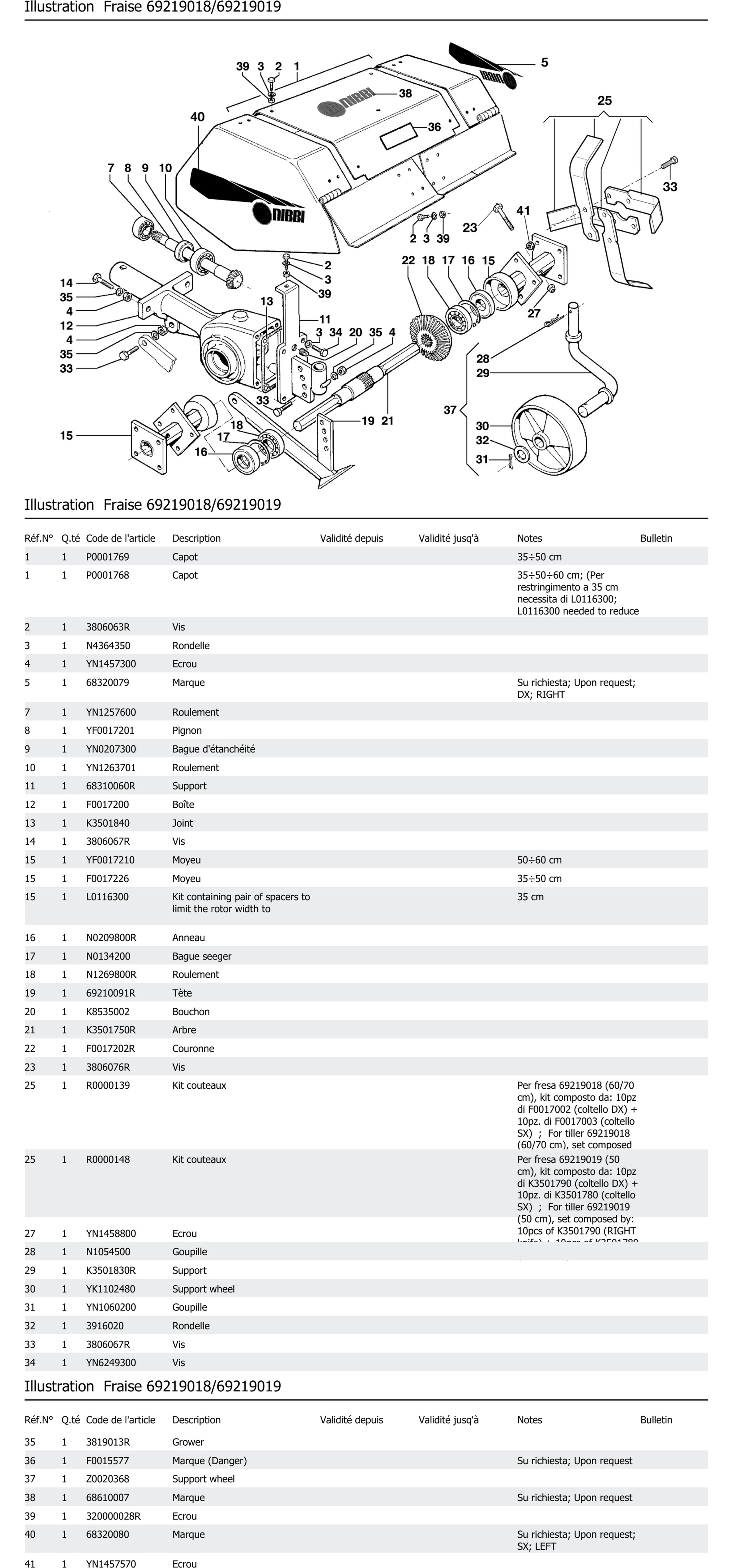 Fraise 69219018 69219019