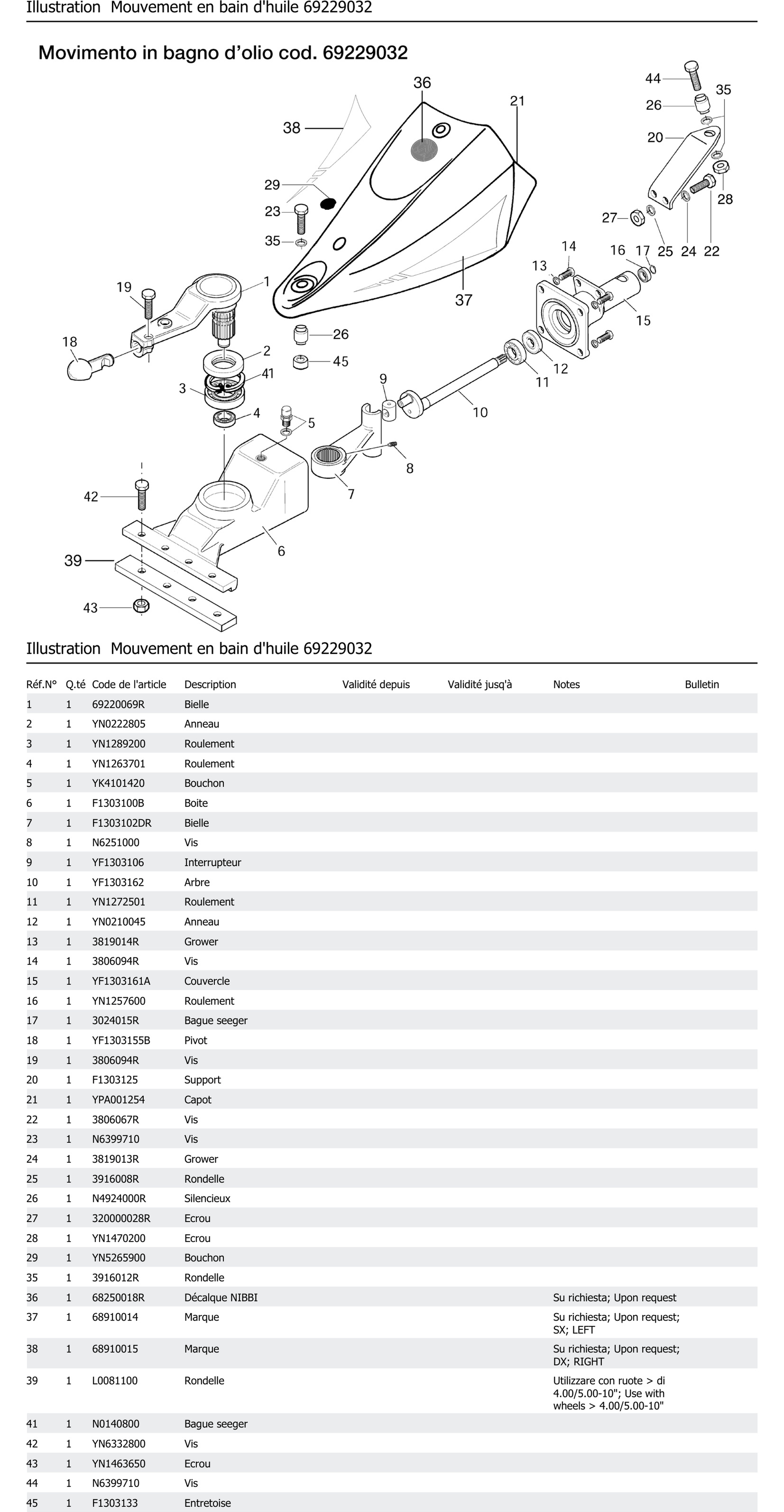 Mouvement En Bain D Huile 69229032