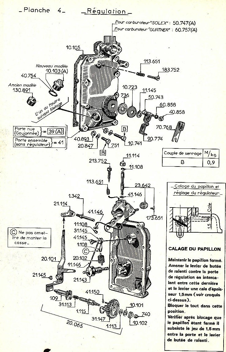 vue éclatée  regulation W17-W117