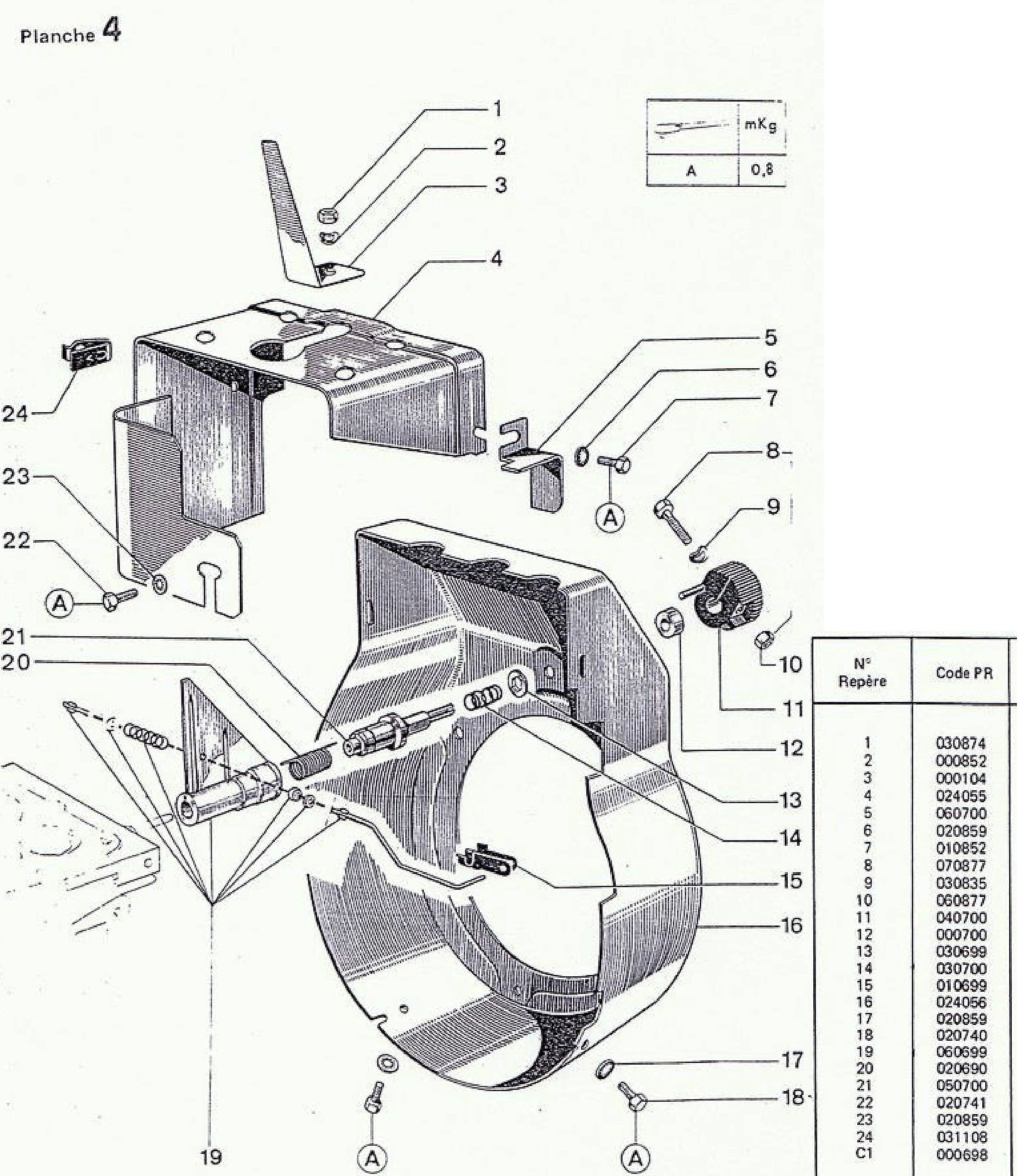 vue eclatee regulation 18A-18B-28A-318A-328A