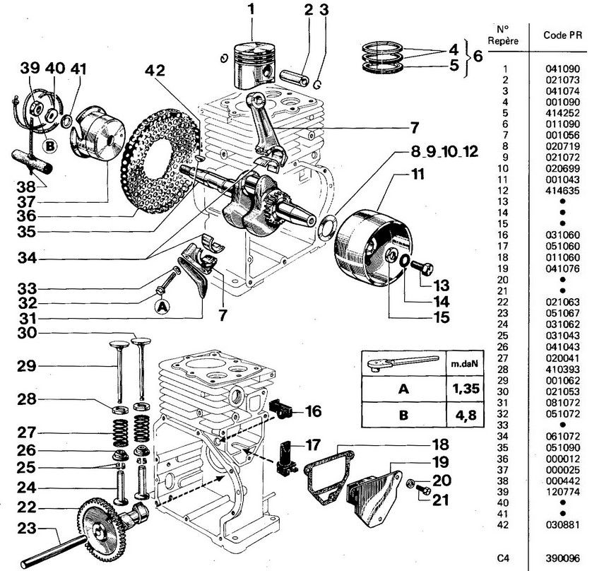 vue eclatee equipage mobile W18C - 318C - 328C