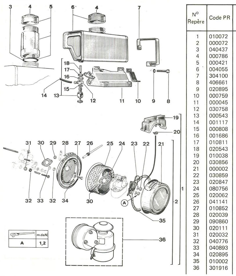 vue eclatee alimentation 39B-239B-249B