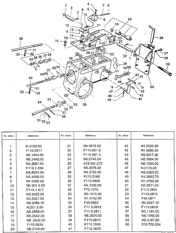 CARTER ET COMMANDES INTERIEURS POUR STAUB SUPERPRO